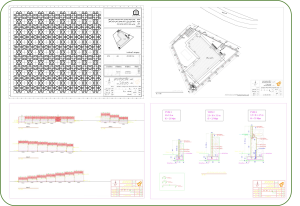 طراحی دیوار حائل درمانگاه روستای گلیان
