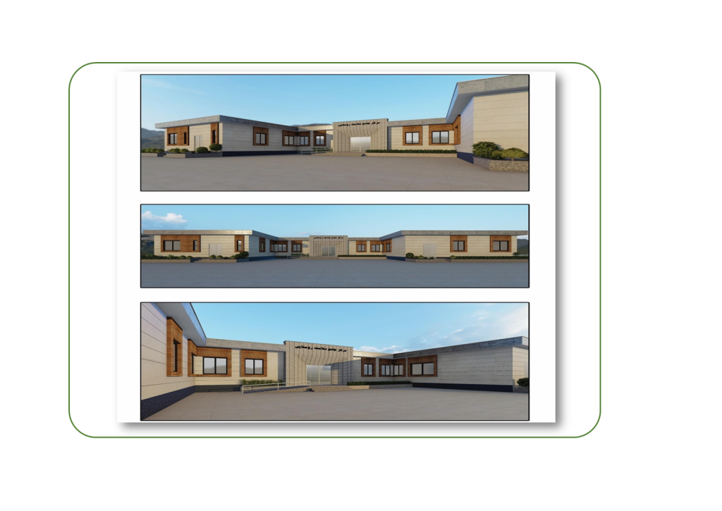 طراحی مرکز جامع سلامت مزارلق-مانه وسملقان|دانشگاه علوم پزشکی خراسان شمالی