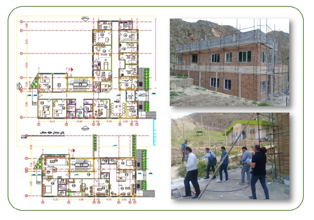 طراحی و نظارت مرکز سلامت روستای گلیان شهرستان شیروان
