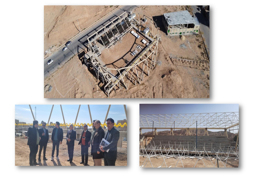 طراحی و نظارت ورزشگاه سرپوشیده 2000 نفری اسفراین