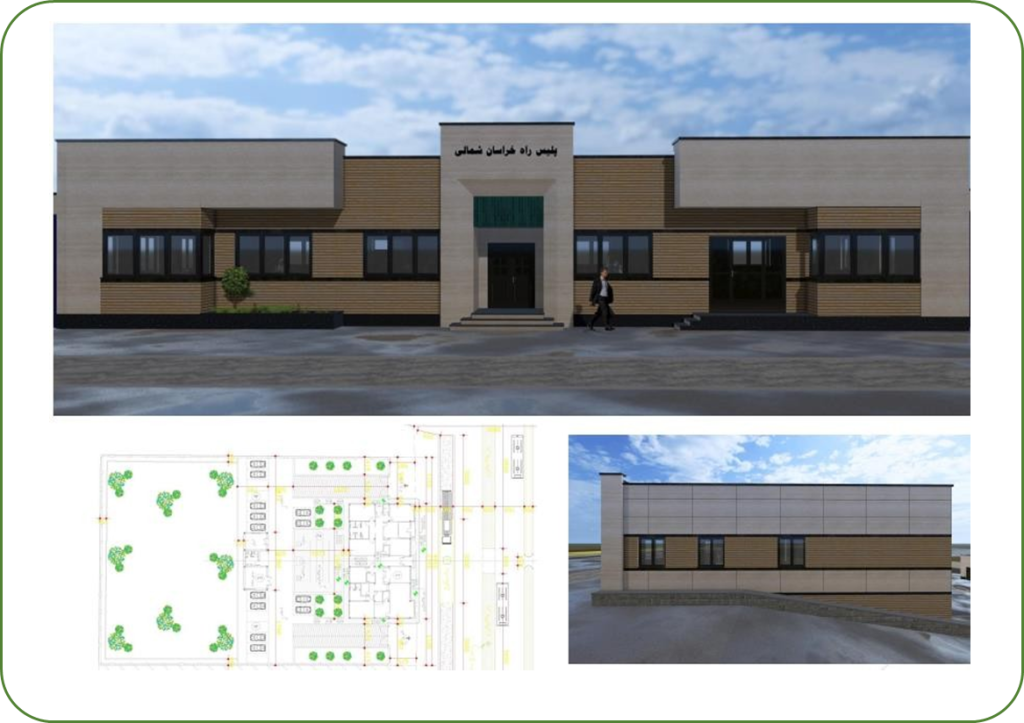 طراحی پلیس راه باش کلاته|